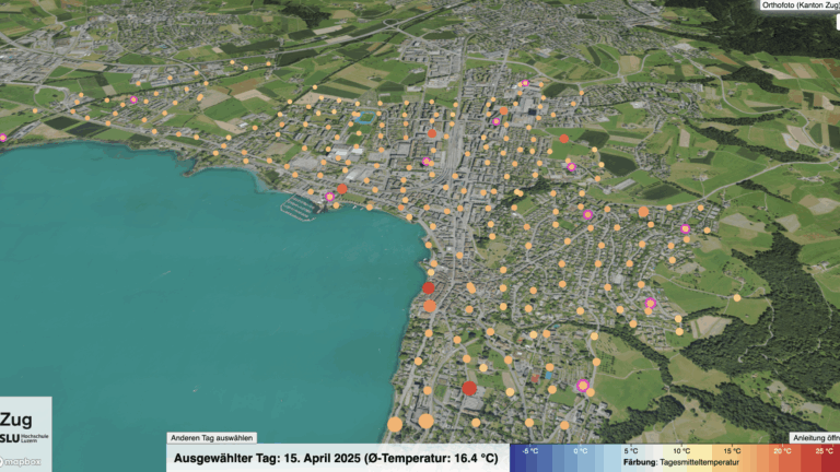 Thermal Mapping – Stadt Zug