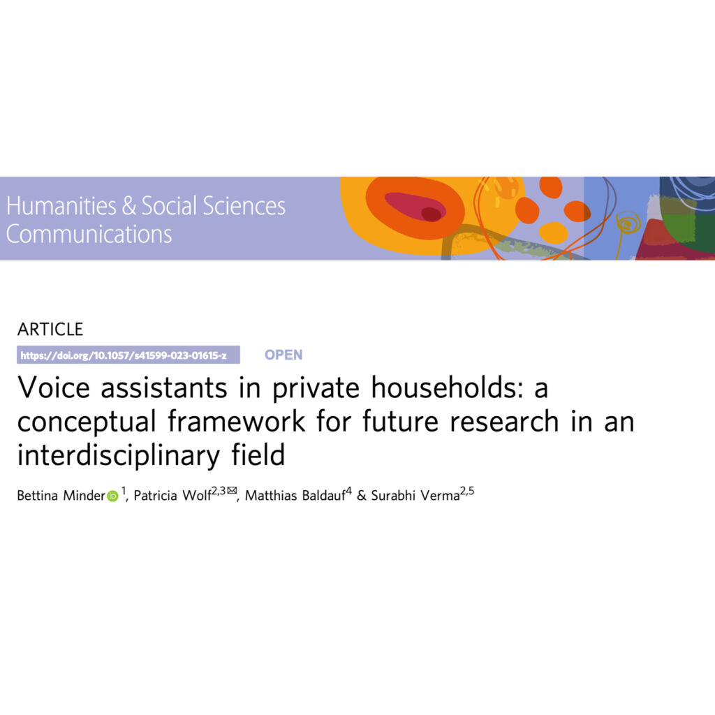 Voice assistants in private households: A conceptual framework for future research in an interdisciplinary field