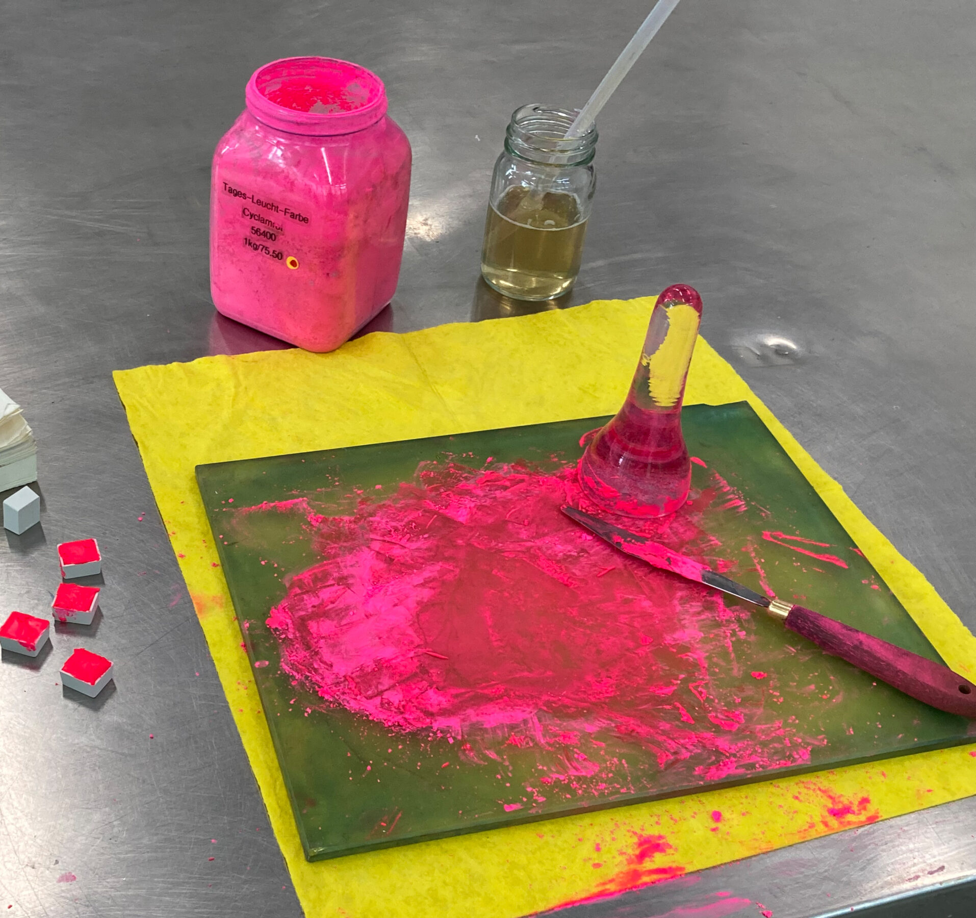 Einführung Raum für Farben - Aquarellfarben selbst herstellen