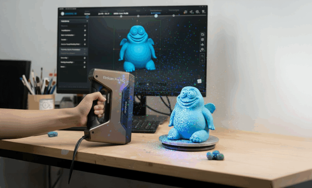 Einführung 3D Scannen Streiflichtscanner