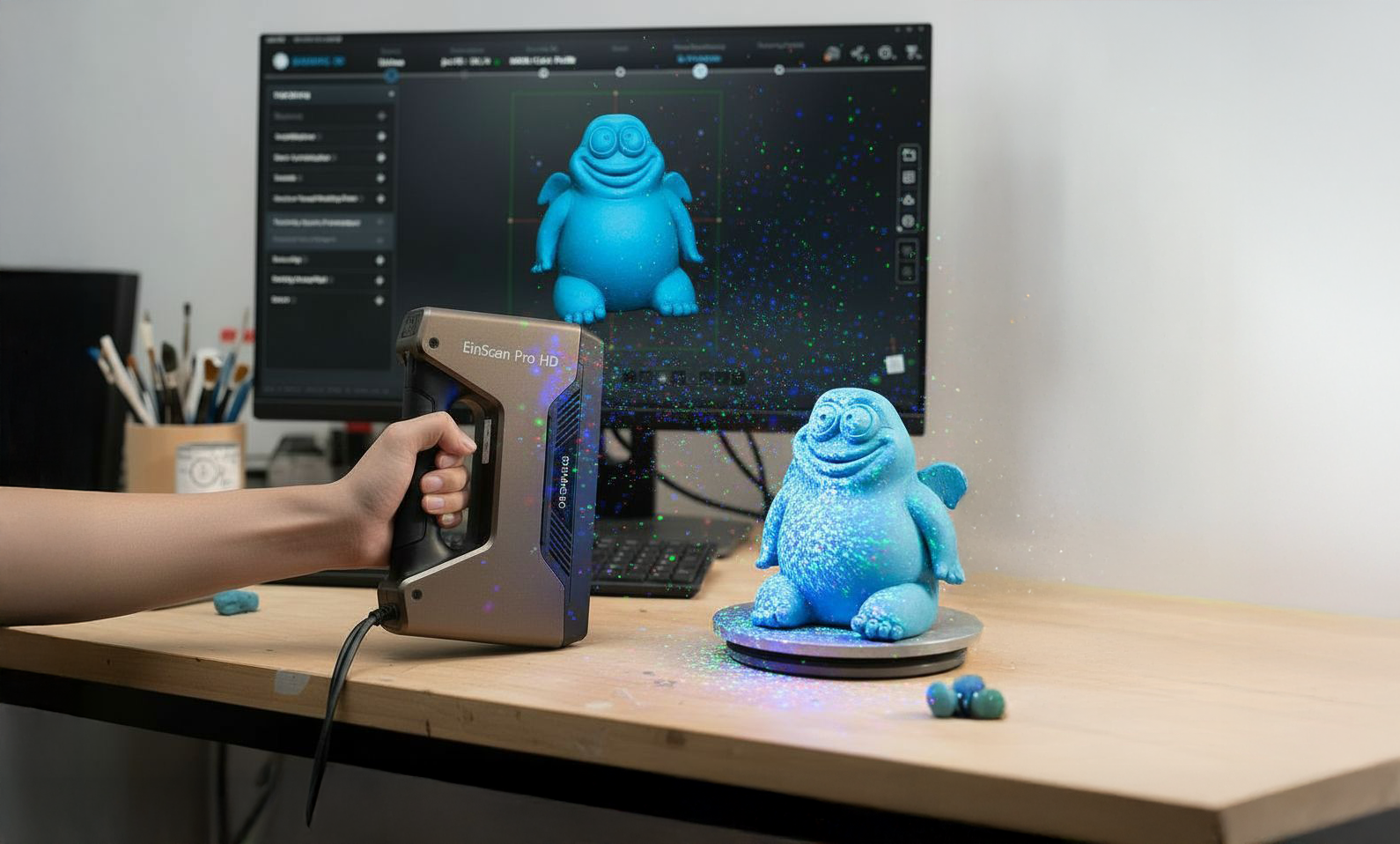 Einführung 3D Scannen Streiflichtscanner