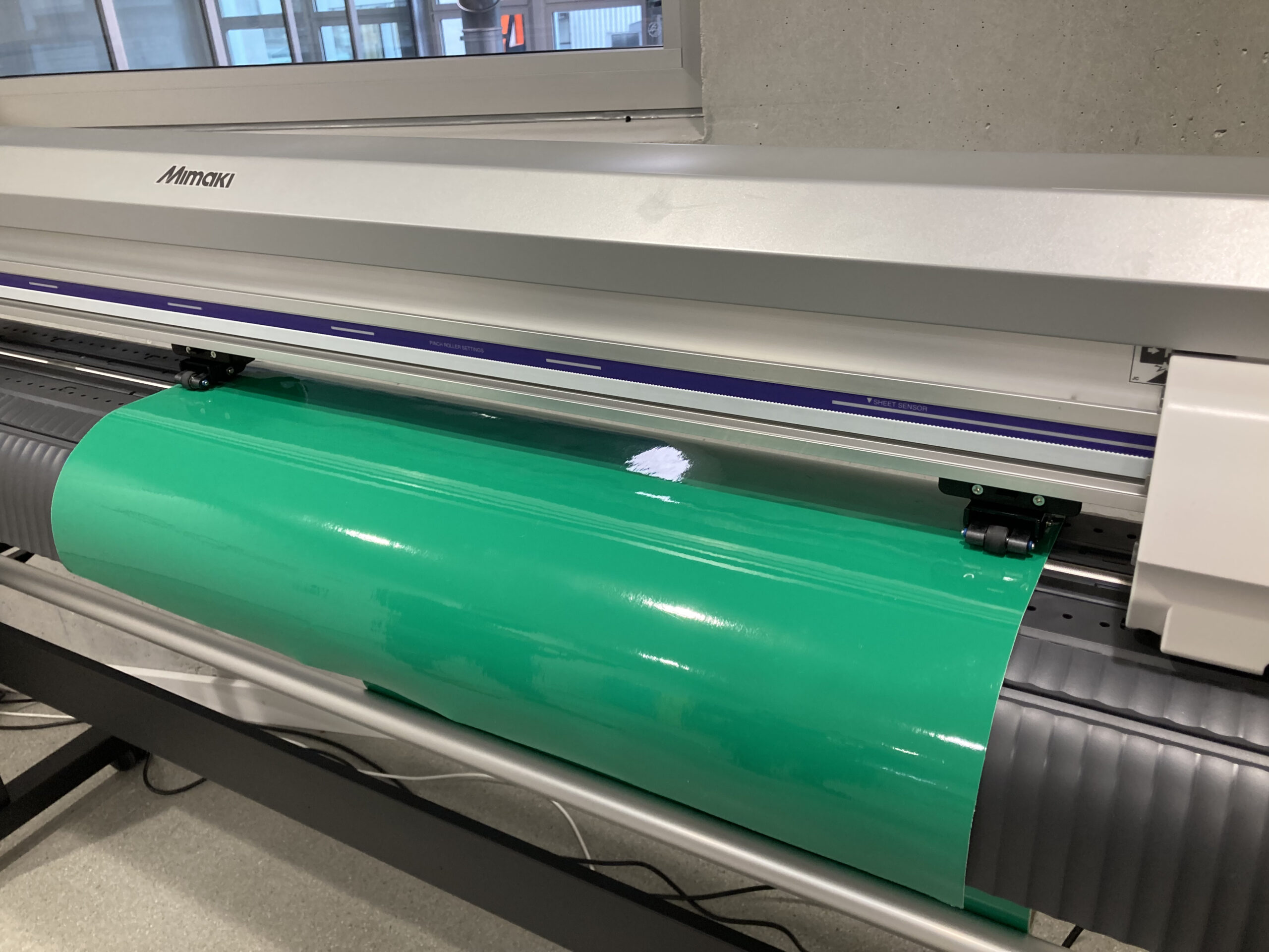 Einführung Mimaki-Folienschneideplotter