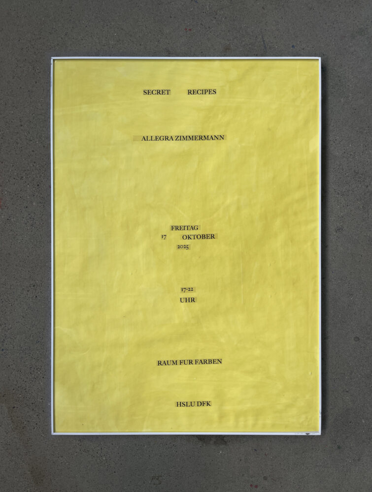 Secret Recipes: Allegra Zimmermann / Emmer Kulturnacht Viscosi
