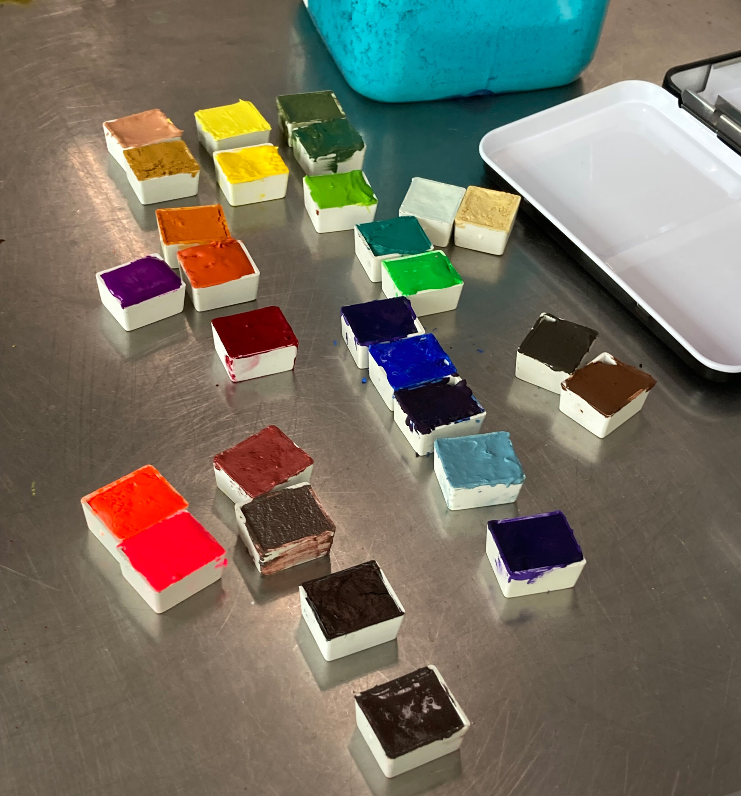 Workshop: Aquarellfarben selbst herstellen